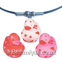 Duck Hearts Necklace